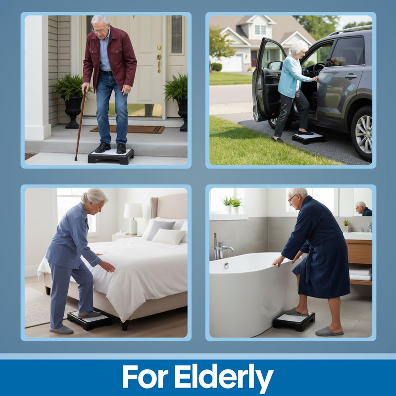 Bluestone Step Stool - Indoor and Outdoor Platform Stepping Stool with Slip-Resistant Top and 250-Pound Capacity - For Cars, Bed, and More by Bluestone - Image 5